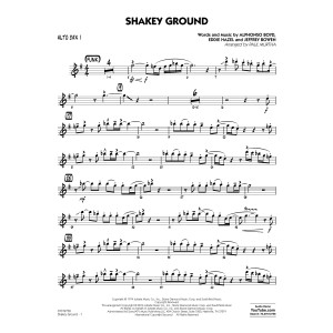 Shakey Ground (arr. Paul Murtha) - Alto Sax 1