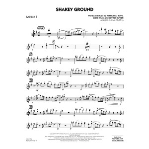 Shakey Ground (arr. Paul Murtha) - Alto Sax 2