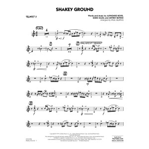 Shakey Ground (arr. Paul Murtha) - Trumpet 3