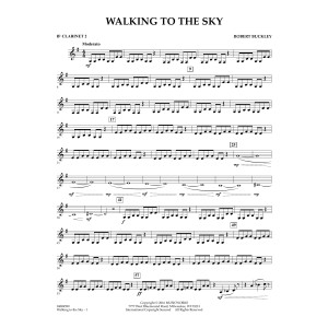 Walking to the Sky - Bb Clarinet 2