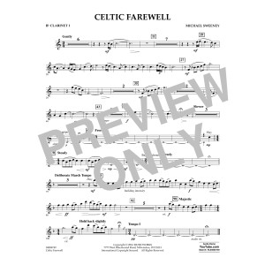Celtic Farewell - Bb Clarinet 1