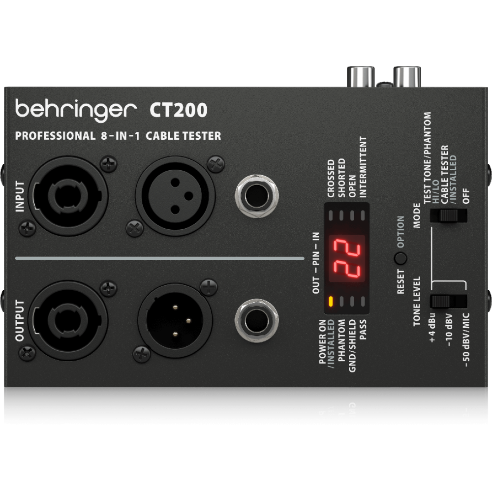 Behringer CT200 8-en-1 Testeur de cables