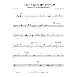 Like a Mighty Stream (for Concert Band and Narrator) - Bassoon