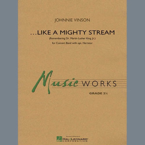 Like a Mighty Stream (for Concert Band and Narrator) - String Bass