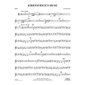 Kirkpatrick's Muse - Oboe
