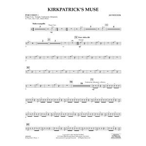 Kirkpatrick's Muse - Percussion 1