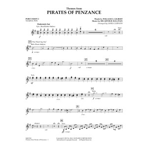 Themes from Pirates of Penzance - Percussion 2