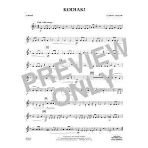 Kodiak! - F Horn