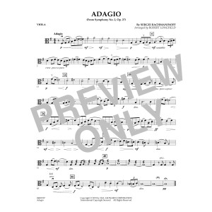 Adagio from Symphony No. 2 - Viola