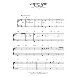 Consider Yourself (from Oliver!)