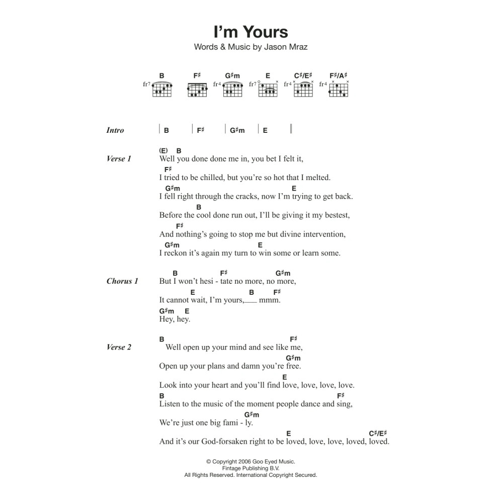 I'm Yours