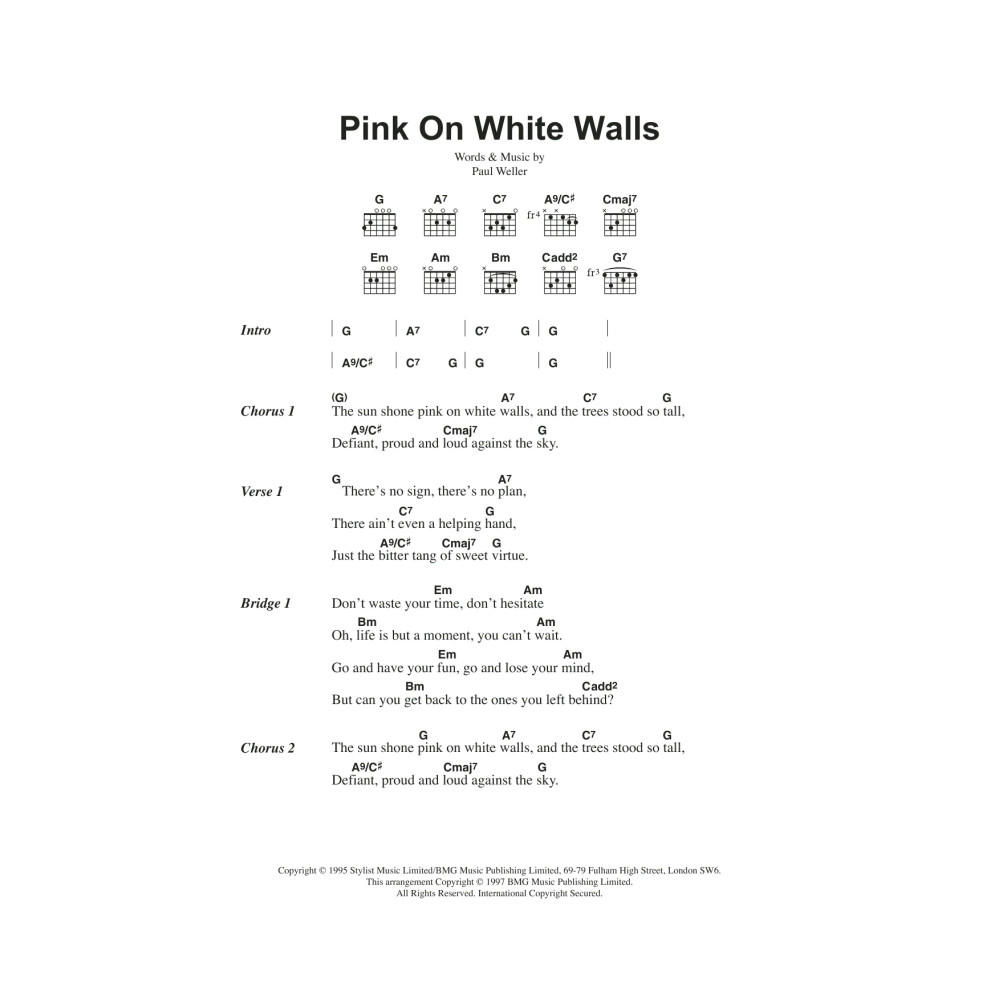 Pink On White Walls