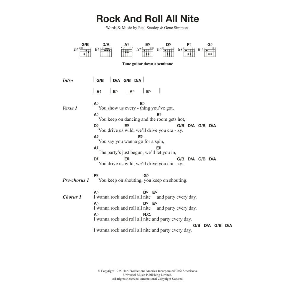 Rock And Roll All Nite