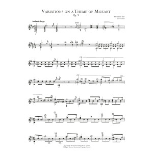 Variations On A Theme Of Mozart Opus 9