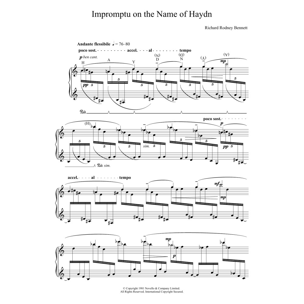 Impromptu On The Name Of Haydn