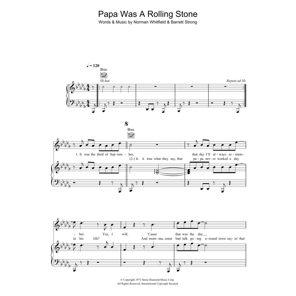 Papa Was A Rollin' Stone