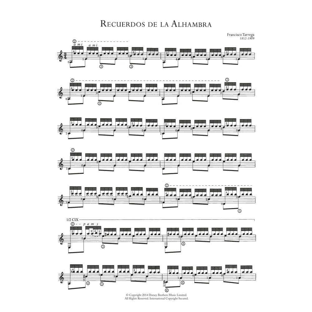 Recuerdos De La Alhambra