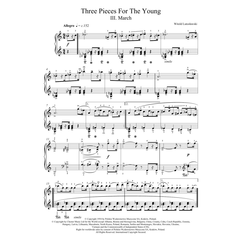 Three Pieces For The Young, 3. March