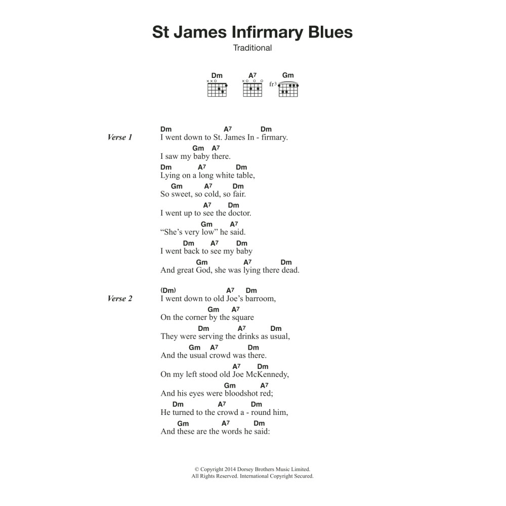 St James' Infirmary Blues