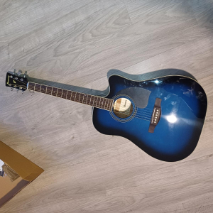 Ibanez PF15ECE-TBF – Guitare électro-acoustique dreadnought avec pan coupé