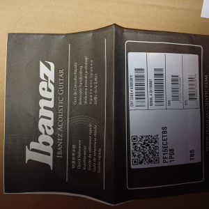 Ibanez PF15ECE-TBF – Guitare électro-acoustique dreadnought avec pan coupé