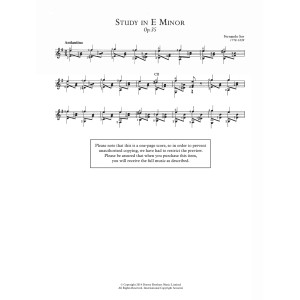 Study In E Minor, Op.35