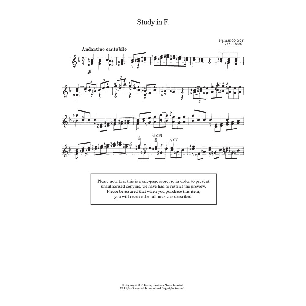 Study In F