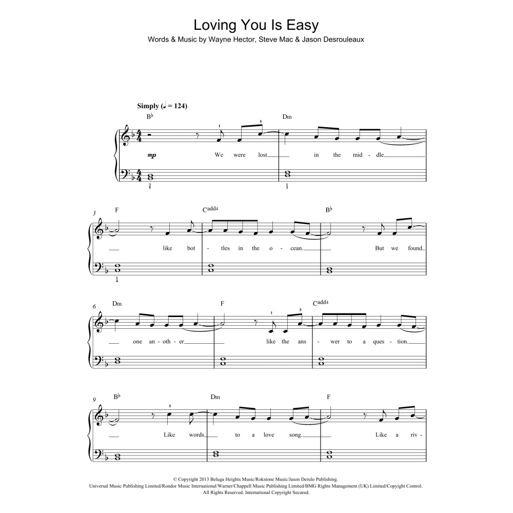 Loving You Is Easy