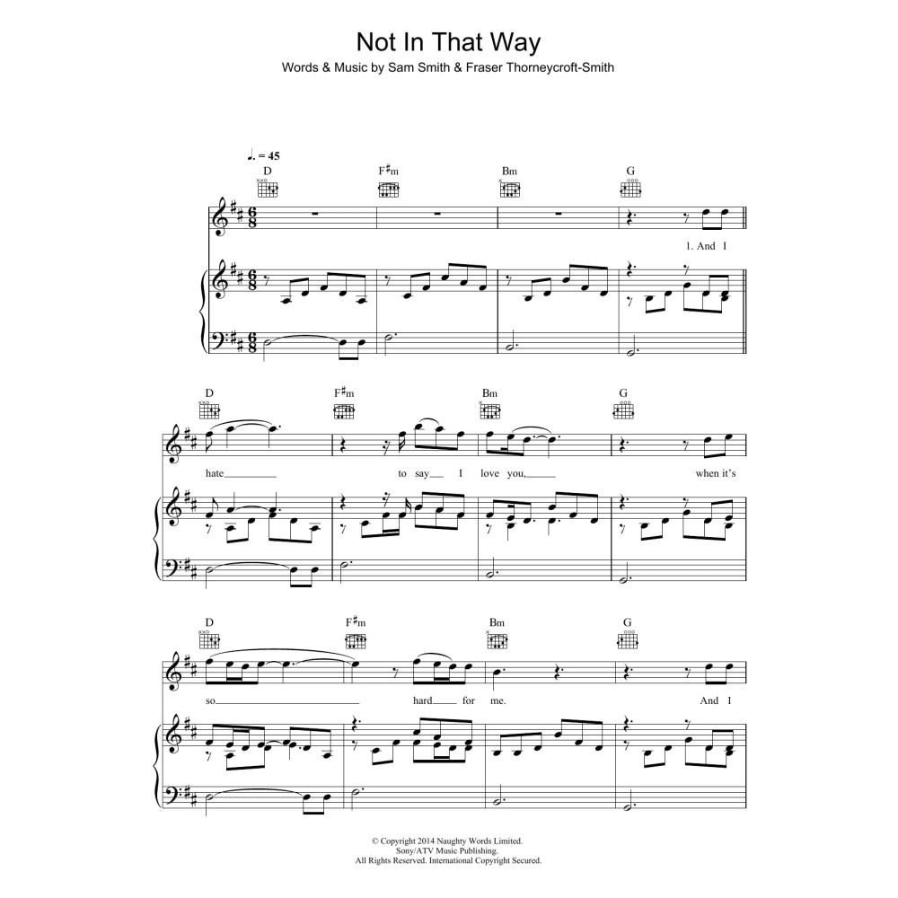 Not In That Way