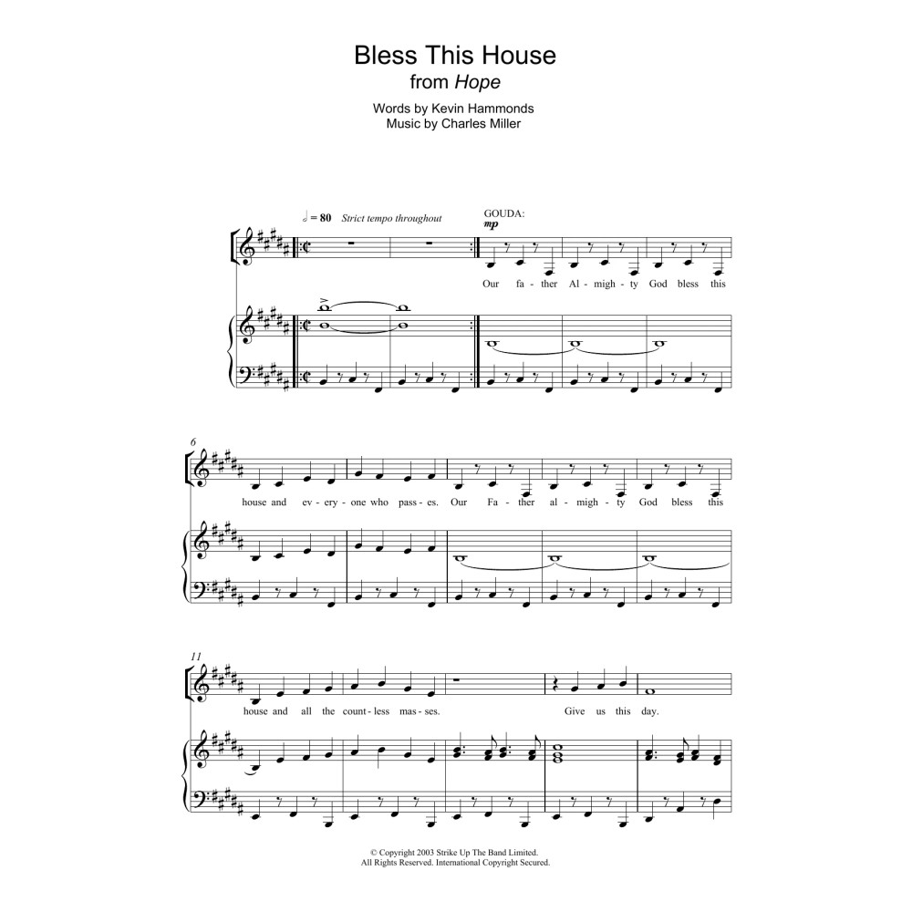 Bless This House (From 'Hope')