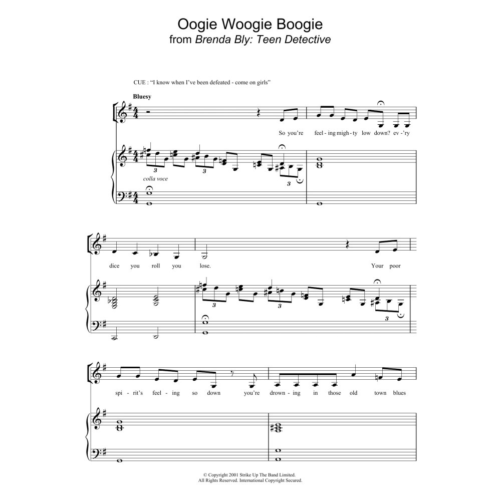 Oogie Woogie Boogie (From 'Brenda Bly: Teen Detective')