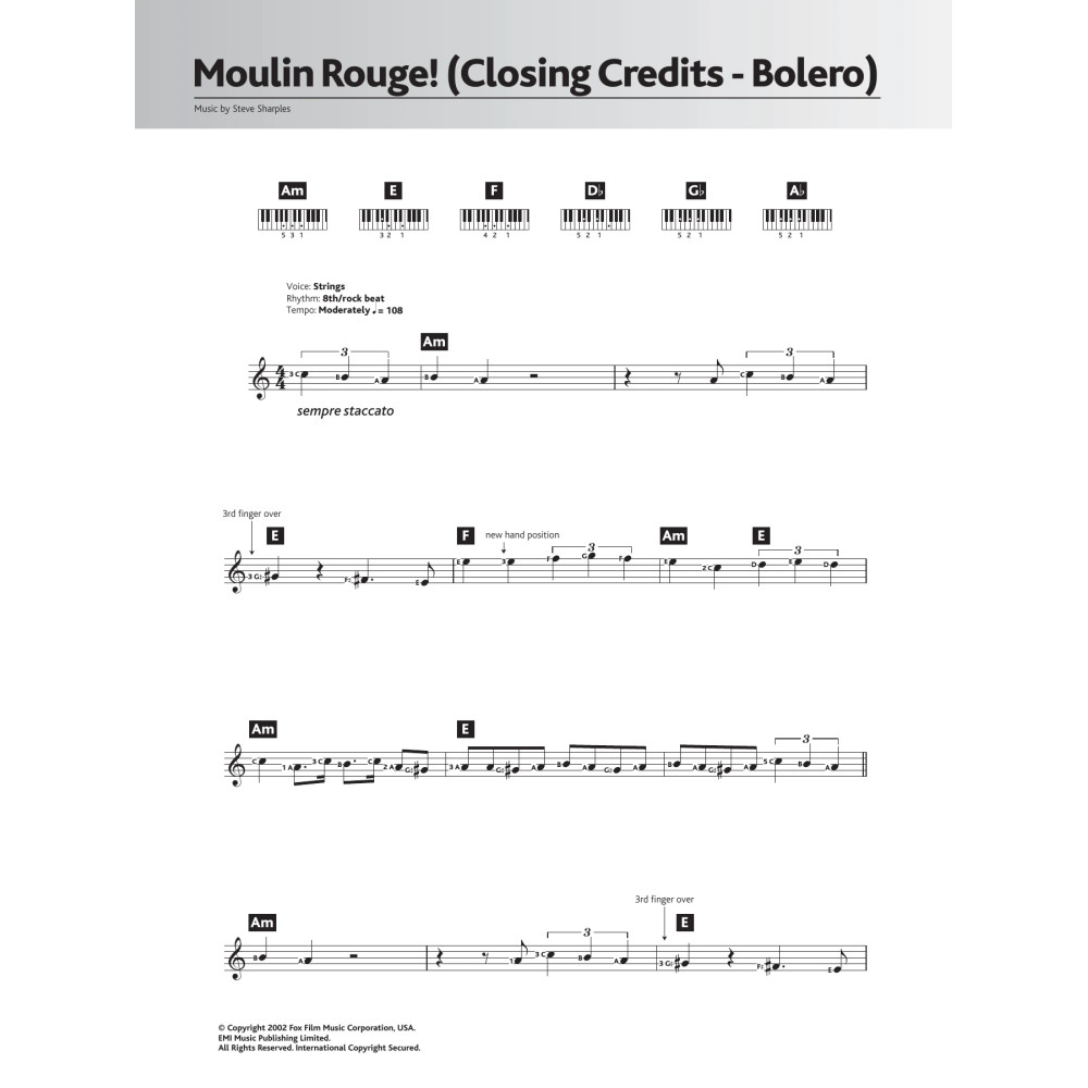 Bolero (Closing Credits from 'Moulin Rouge')