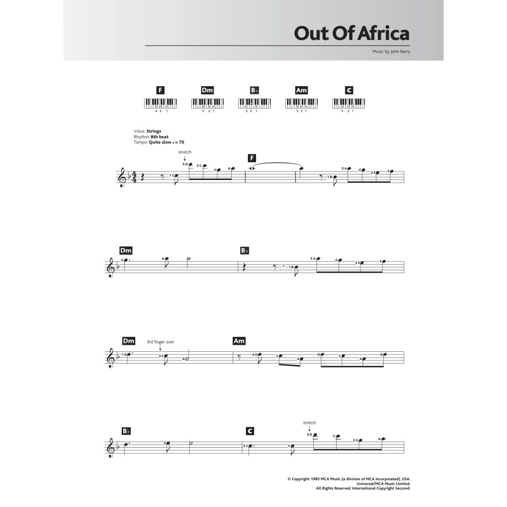 Out Of Africa (Love Theme)