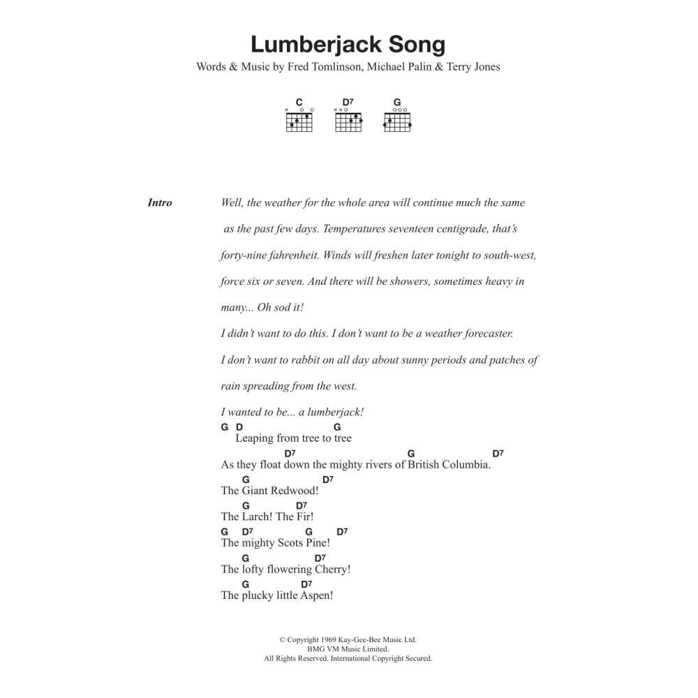 Lumberjack Song