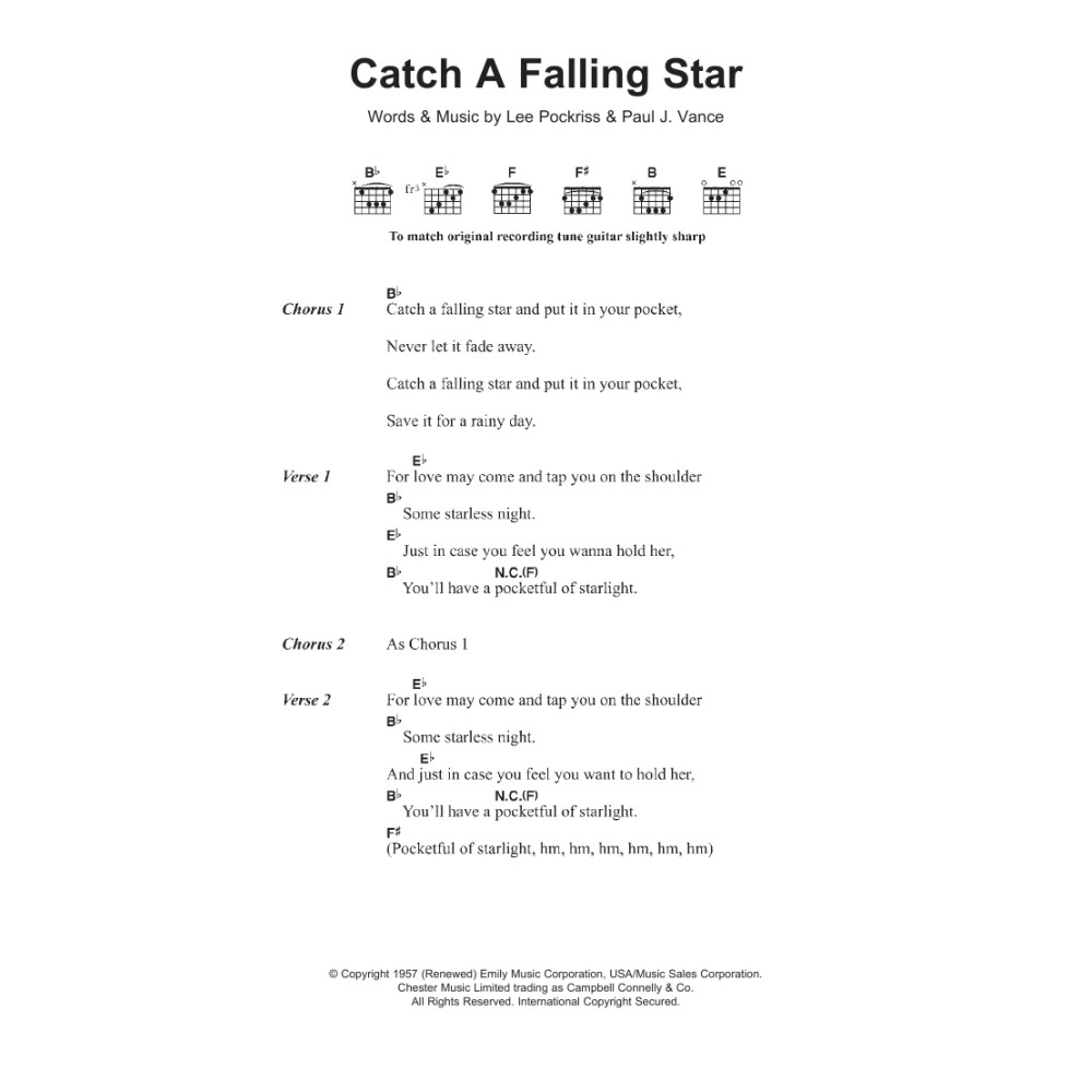Catch A Falling Star