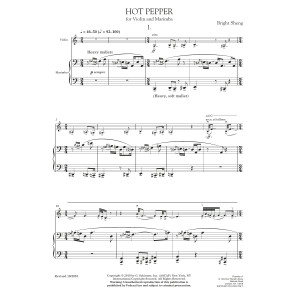 Hot Pepper (for Violin and Marimba)