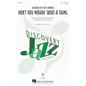 Don't You Worry 'Bout a Thing (arr. Roger Emerson) - Electric Bass