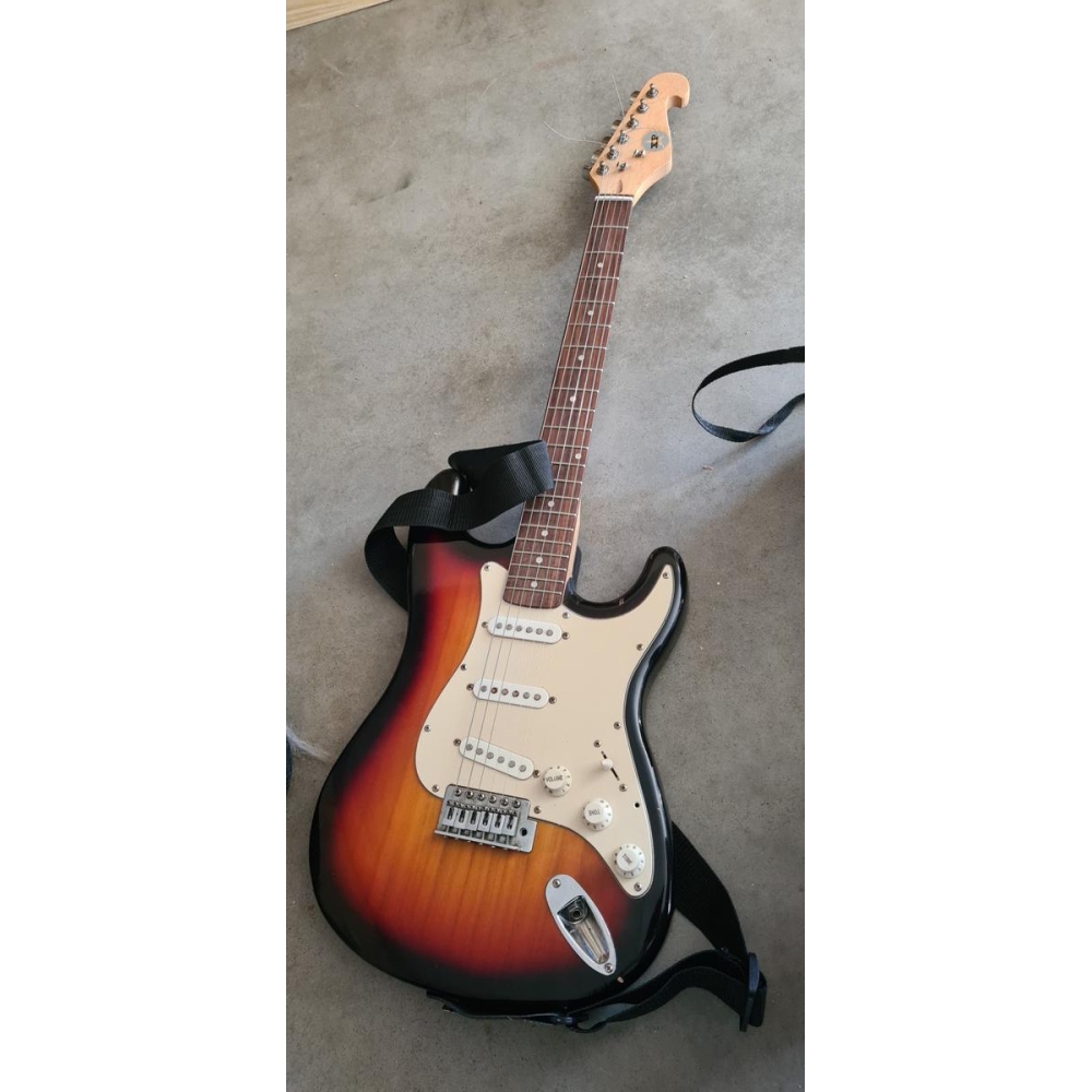 XP Pack guitare électrique – Guitare style Stratocaster + ampli combo