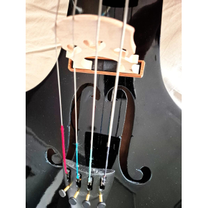 Used electric cello, 4/4 size, with bow and transport case.