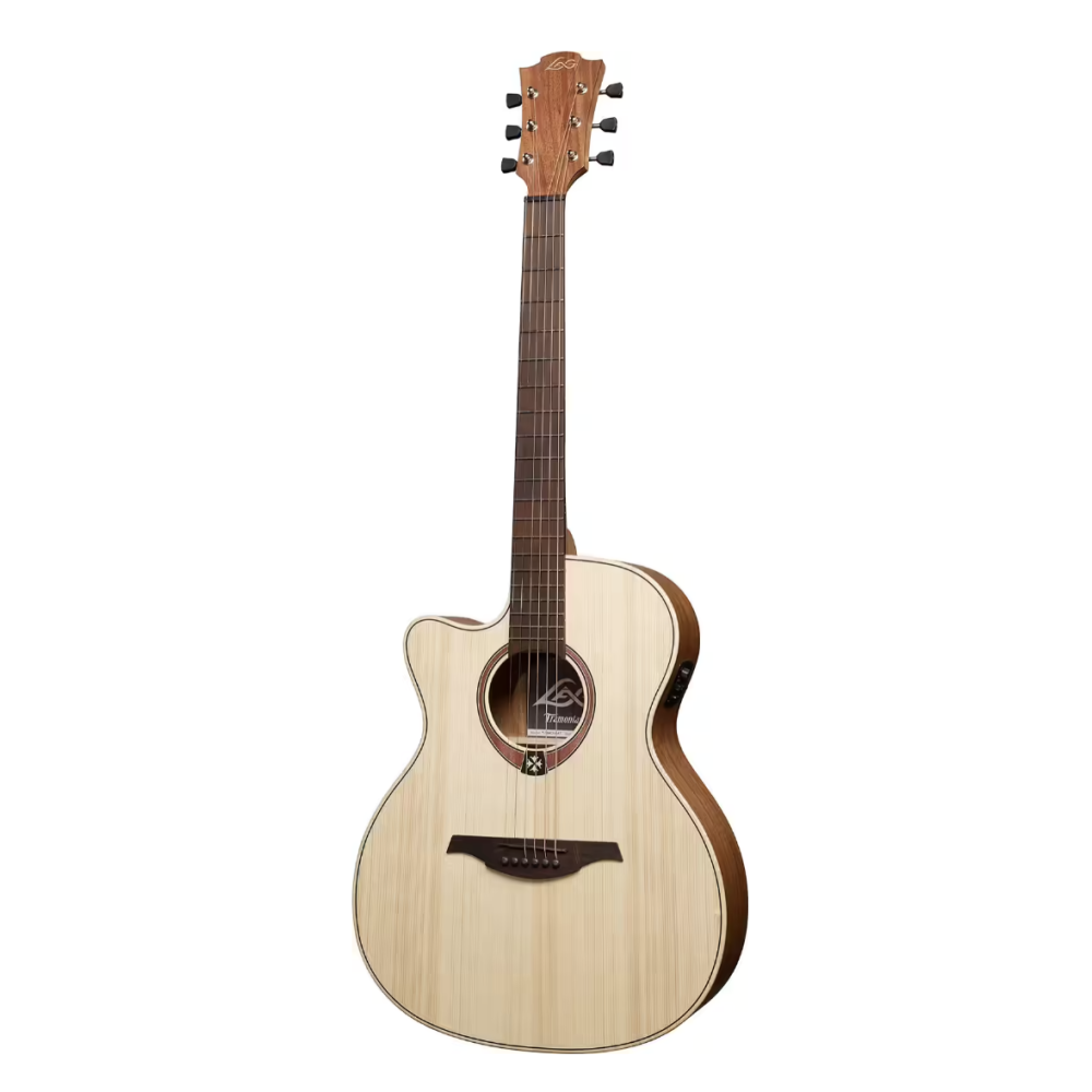 Left-handed Lag TL70 Auditorium Guitar