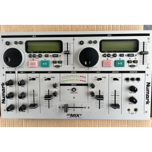 Numark CDMix 2 - DJ Console with Dual CD Player and Built-in Mixer