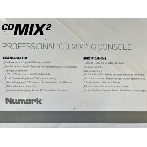 Numark CDMix 2 - Consola DJ con doble reproductor de CD y mesa de mezclas integrada
