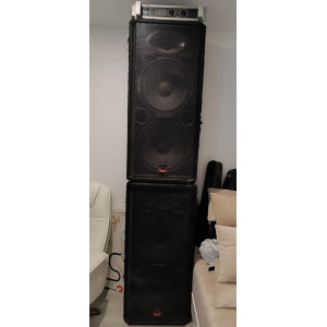 Complete Sound System Package – Wharfedale Pro, Yamaha P2500S, Power Acoustics MX12 USB