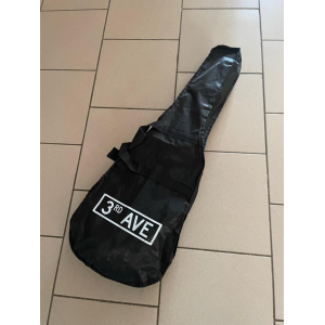 3rd Avenue – Guitare électrique de voyage rouge avec housse