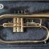 Jupiter - Study bugle with mouthpiece and case.
