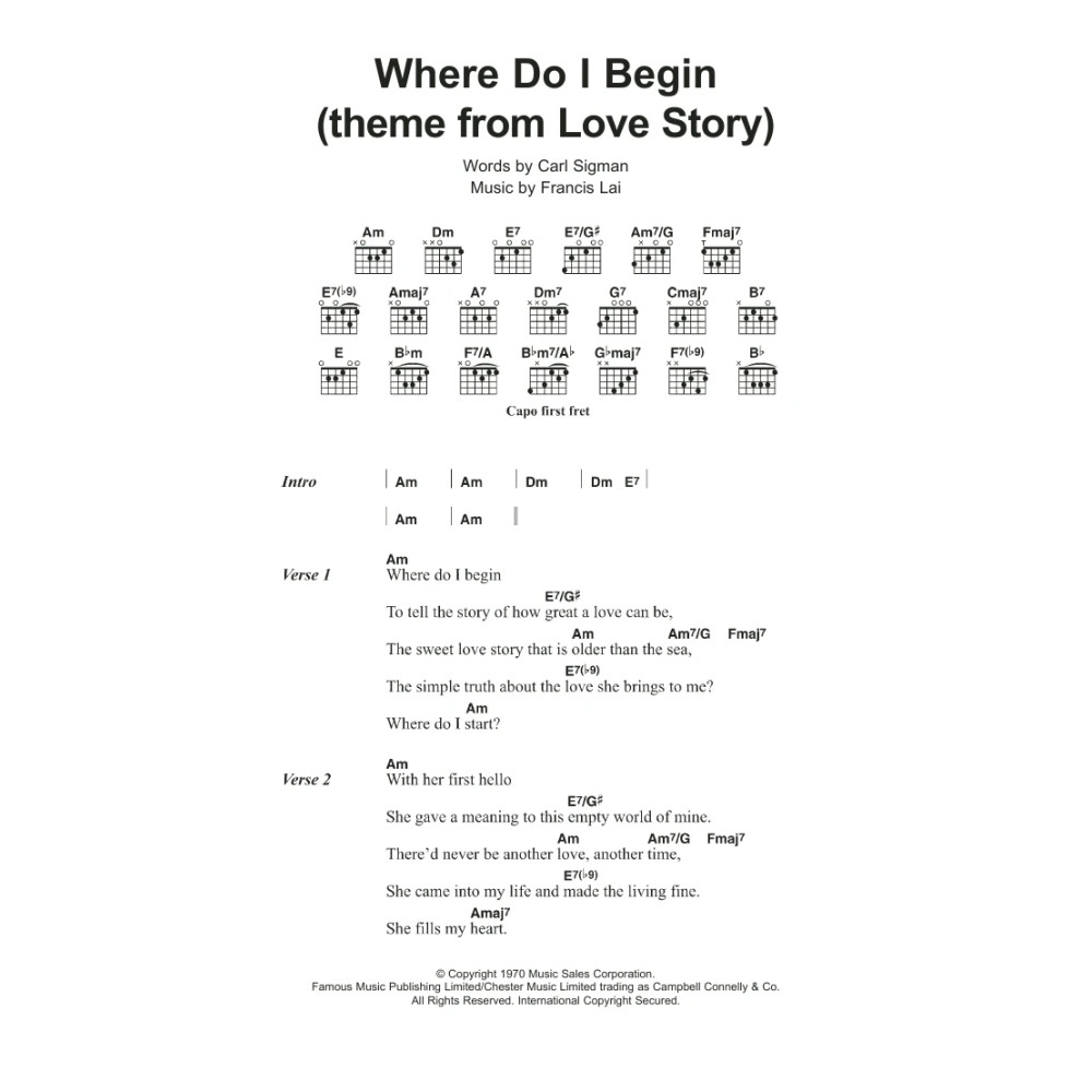 Where Do I Begin (theme from Love Story)