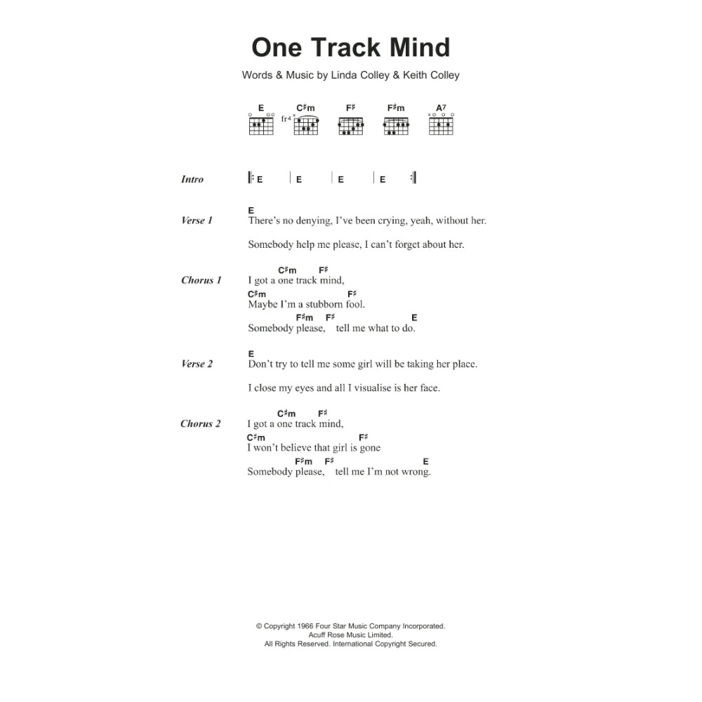 One Track Mind