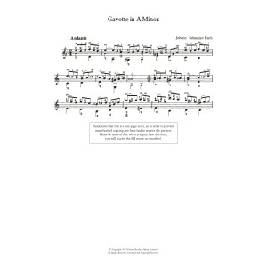 Gavotte in A Minor