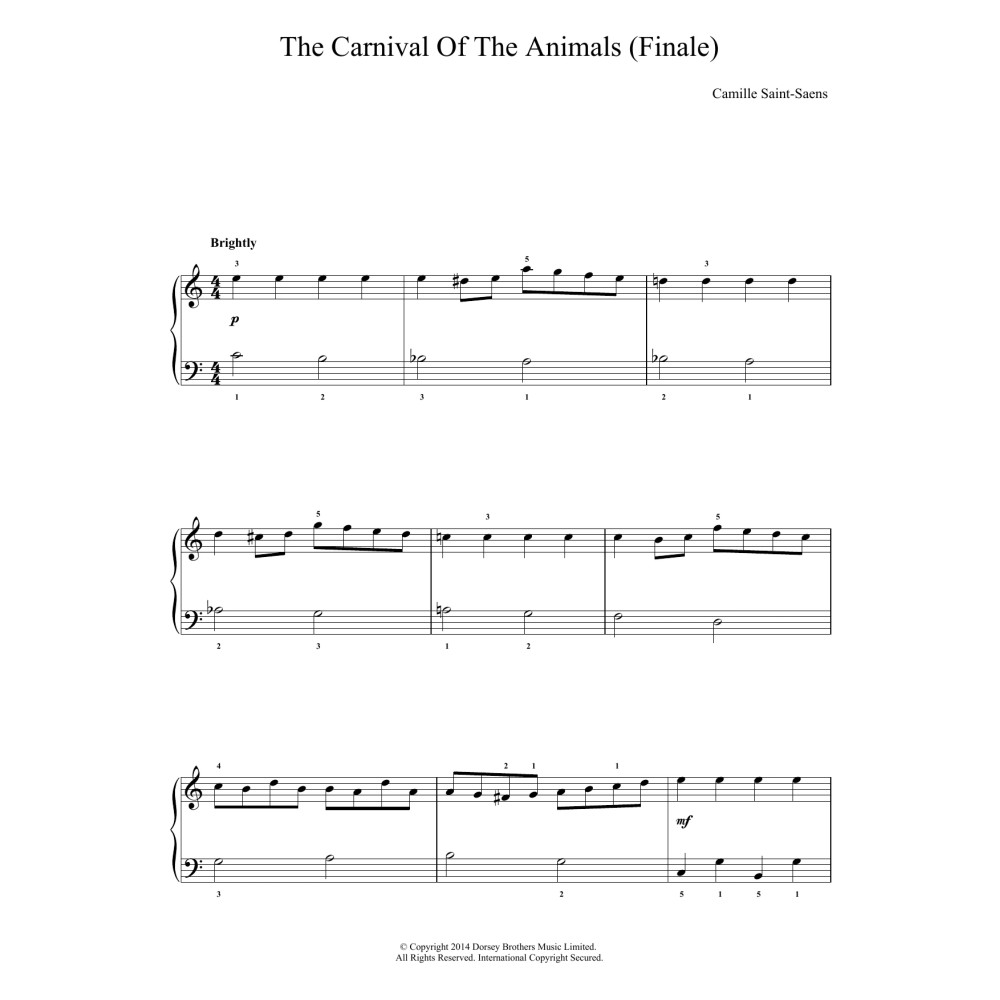 Finale (From 'The Carnival Of The Animals')