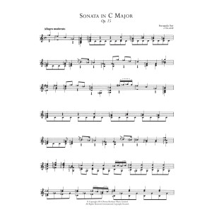 Sonata In C Major, Op.15